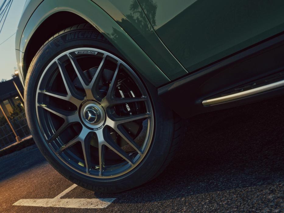 Nahaufnahme Kotflügel und Rad