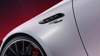 Mercedes-AMG E 53 Limousine Detailansicht seitlicher Lufteinlass.