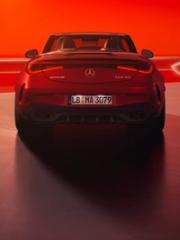 Heckansicht Mercedes-AMG CLE 53 Cabriolet.