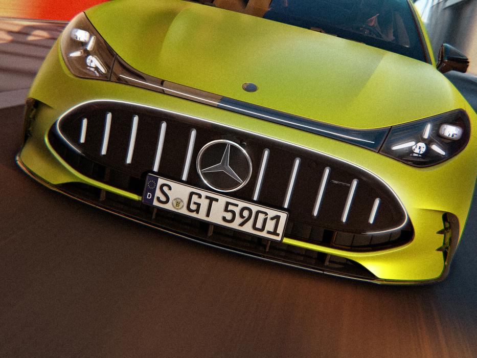 Die Front des Mercedes-AMG GT 4-Türer Coupé