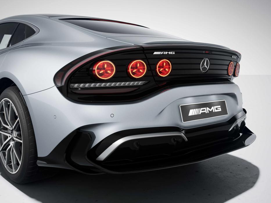 Das Heck des Mercedes-AMG GT 4-Türer Coupé