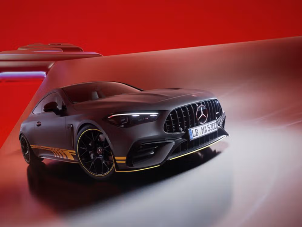 Front view Mercedes-AMG CLE 53 4Matic+ Coupé “Limited Edition”