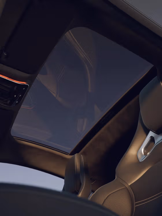 Panorama Dach des neuen Mercedes-AMG GT Coupé 63.